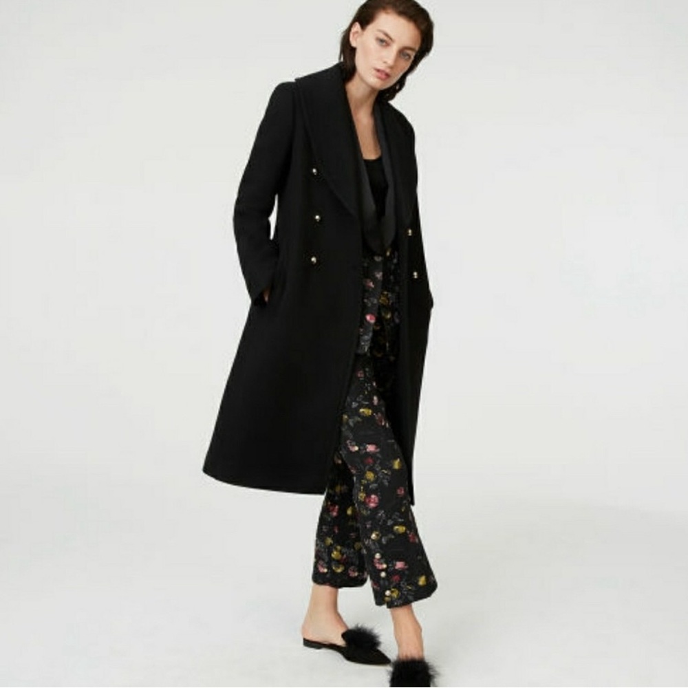 Club Monaco Wool Cahndisse Coat Black
